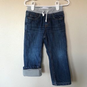 Old Navy Fleece Lined Toddler Jeans Size 3T